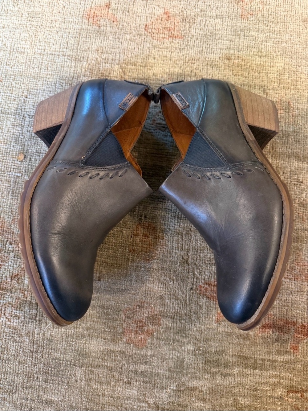 Vintage Pikolinos Brown Women's Heeled Ankle Boot